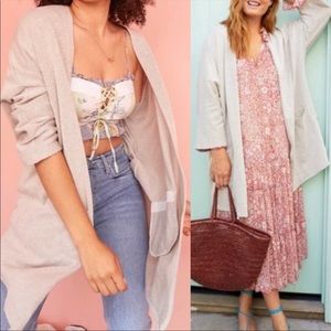 NWT Anthropologie Donni Open Cardigan